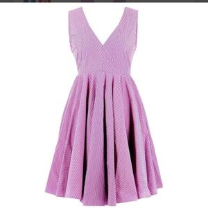 Sandro striped day dress Fits Sz.4-6 luxury